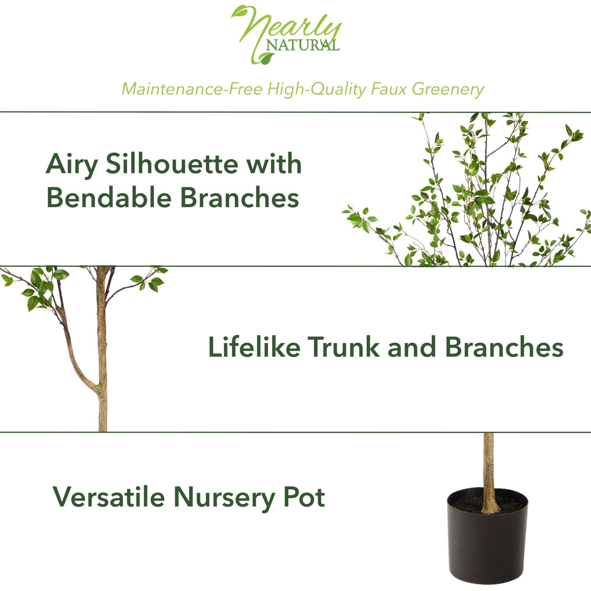 6.5ft. Potted Minimalist Citrus Artificial Tree